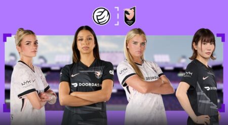 Angel City FC Joins New Partnership With Sports Interactive’s Football Manager Angel City FC Football Manager partnership keyart