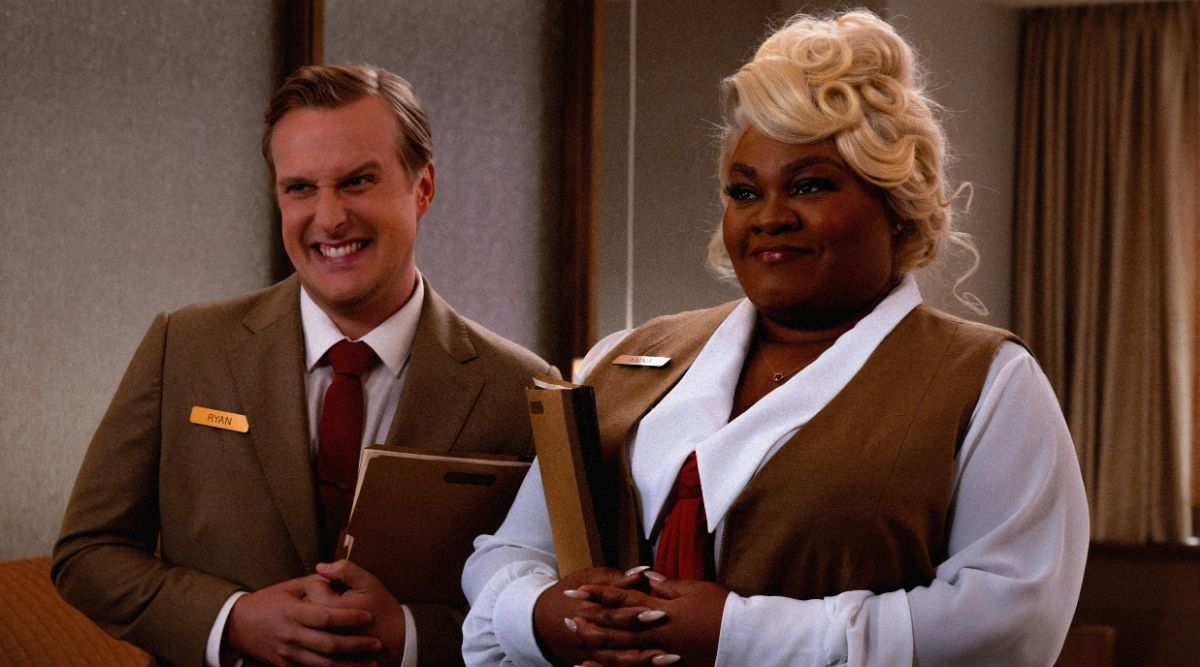 Da'Vine Joy Randolph and John Early in Eternity (2025)
