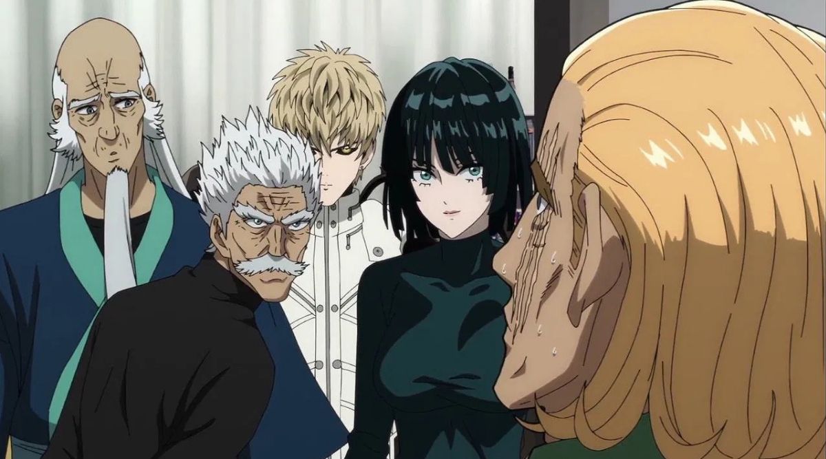 Fukubi and King in One Punch Man Season 3 Episode 6