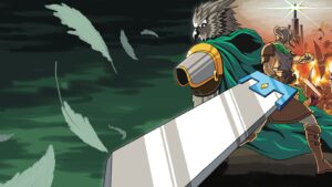 Key art from GIGASWORD a game from Studio Hybrid and Akupara Games