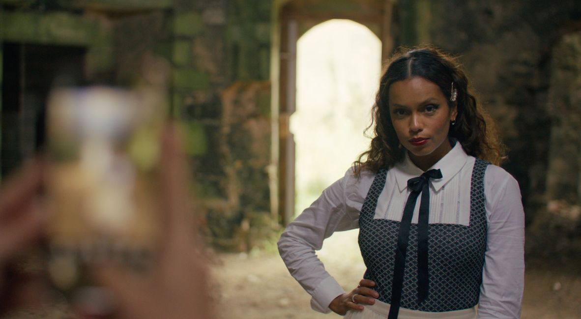 REVIEW: 'Influencers' Is A Great Sequel You Might Not Be Expecting 1 Charlotte (Georgina Campbell) posing for a photo in Influencers
