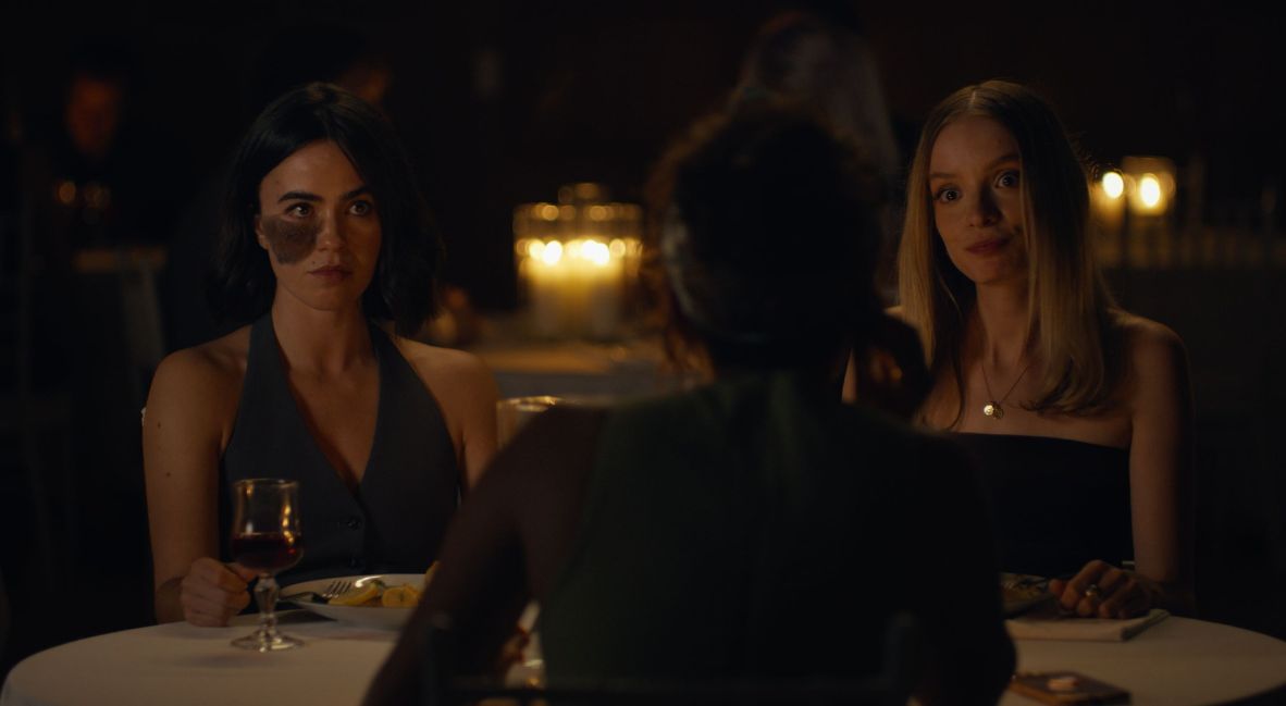 REVIEW: 'Influencers' Is A Great Sequel You Might Not Be Expecting 3 CW and Diane dining with Charlotte in the film Influencers