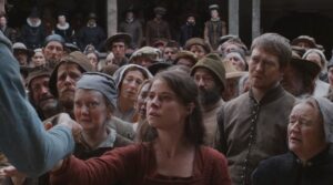 REVIEW: ‘Hamnet’ Stages Love And Tragedy Through Emptiness Jessie Buckley and Joe Alwyn in Hamnet