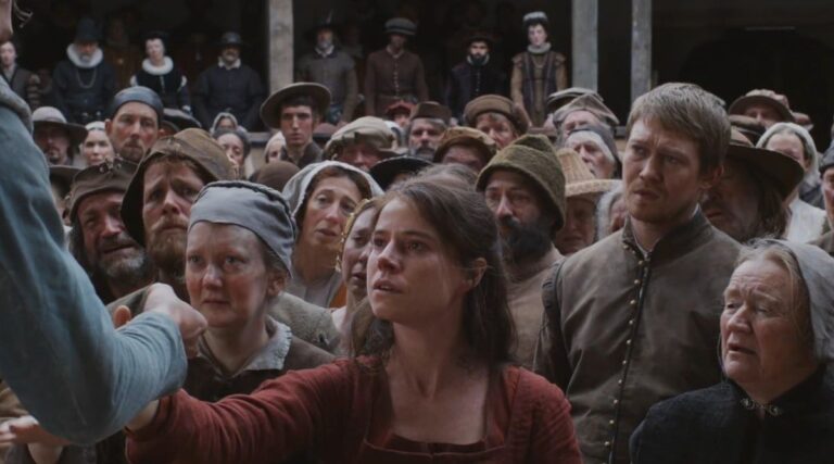 REVIEW: ‘Hamnet’ Stages Love And Tragedy Through Emptiness Jessie Buckley and Joe Alwyn in Hamnet