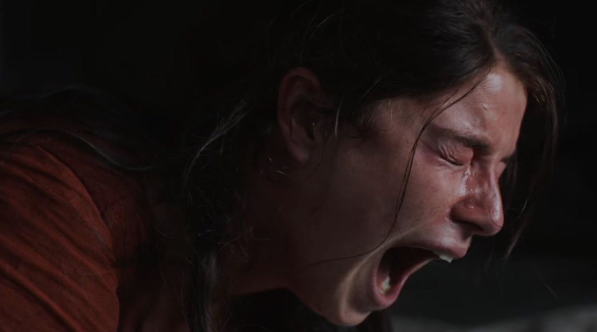 Jessie Buckley in Hamnet