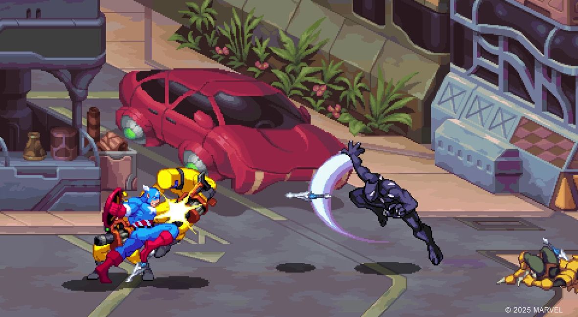 Captain America and Black Panther in Marvel Cosmic Invasion