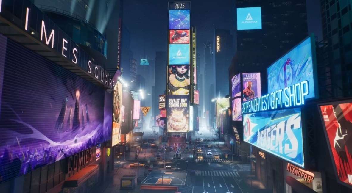 Marvel Rivals Season 5 Times Square social map