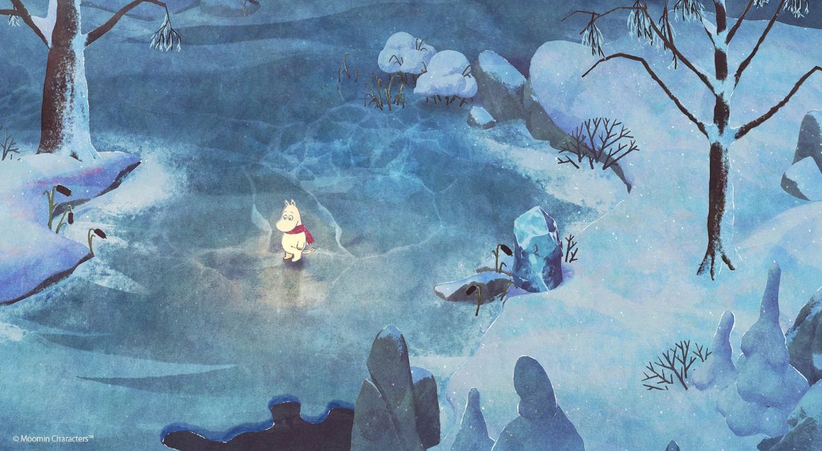 Moomintroll Winter’s Warmth - promotional still from Hyper Games