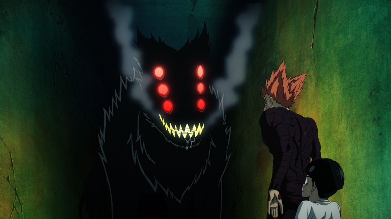 Garou and Tareo stand up against Overgrown Pochi