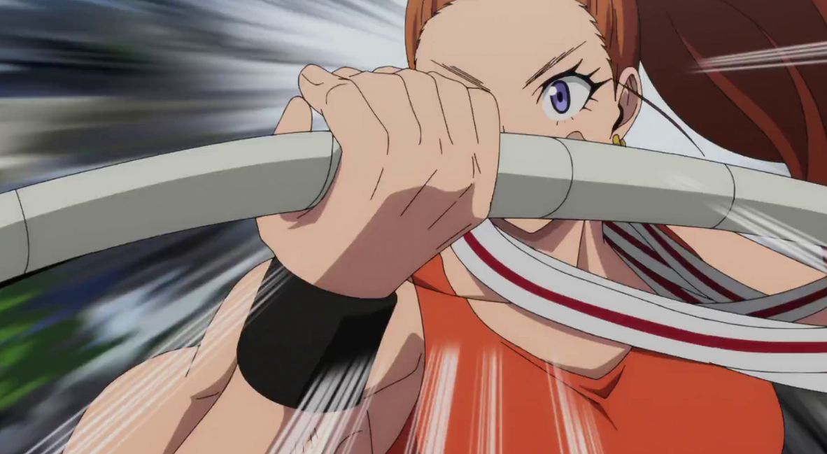 A close up of Captain Mizuki in One Punch Man Season 3 Episode 7