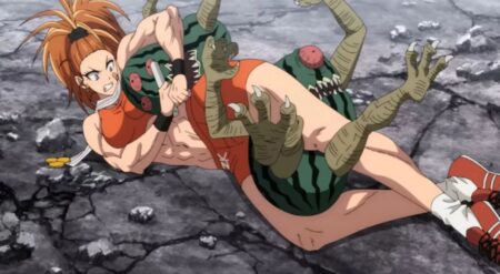 Captain Mizuki fighting in One Punch Man Season 3 Episode 7