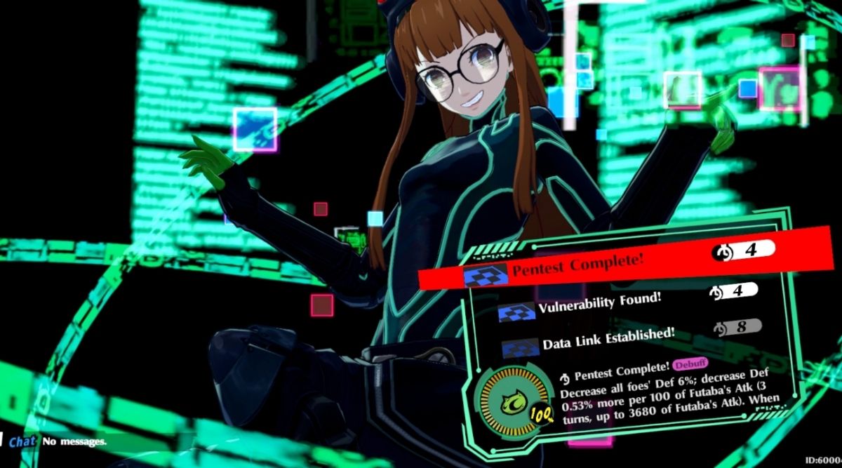 Persona 5 The Phantom X Version 2.4 Futaba Abilities
