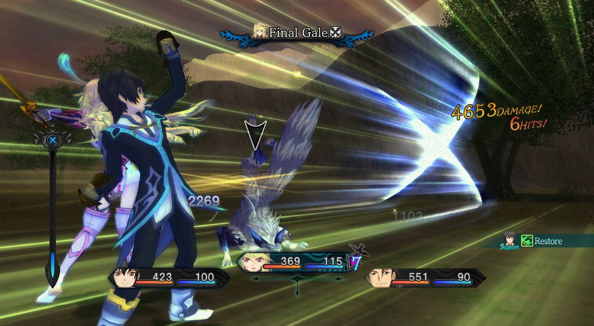 The combat of Tales Of Xillia Remastered
