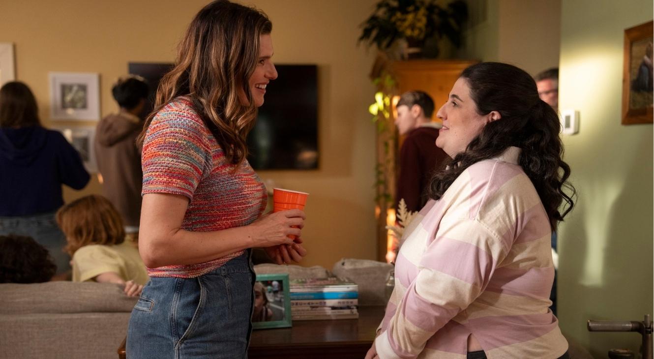 Lake Bell and Melissa Beth Miller in The Chair Company Episode 6