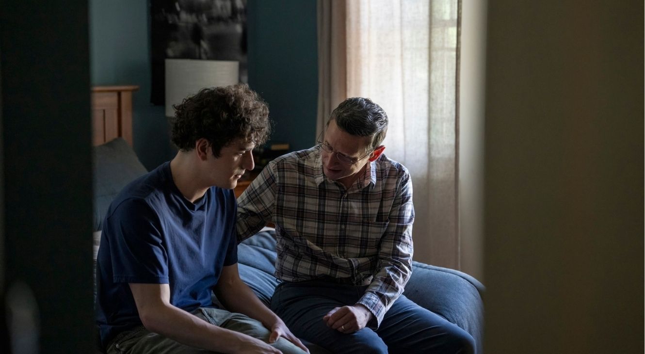 Will Price and Tim Robinson in The Chair Company Episode 8