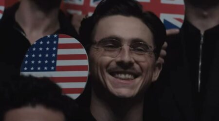 Timothee Chalamet as Marty Mauser in Marty Supreme