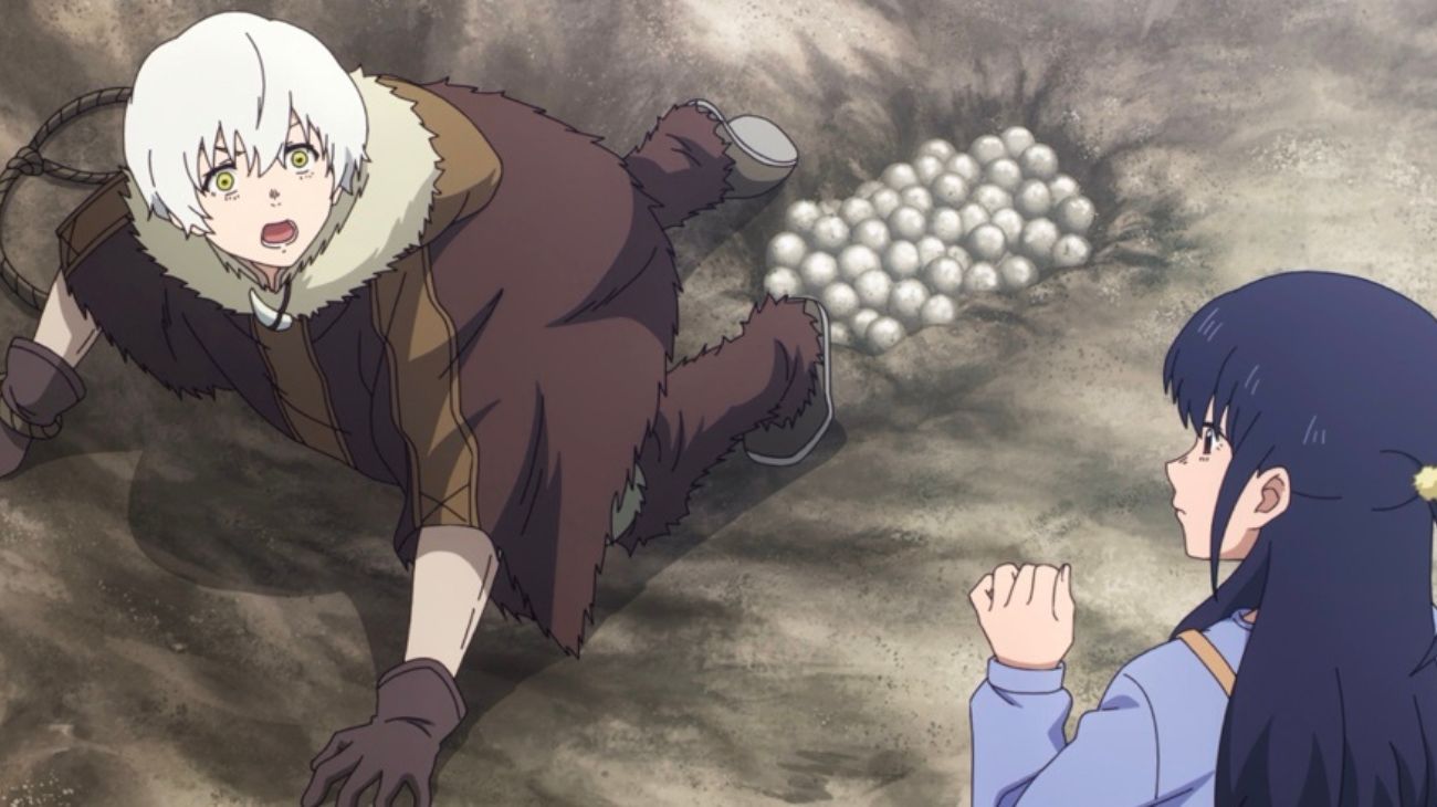 A scene from To Your Eternity Season 3 Episode 8