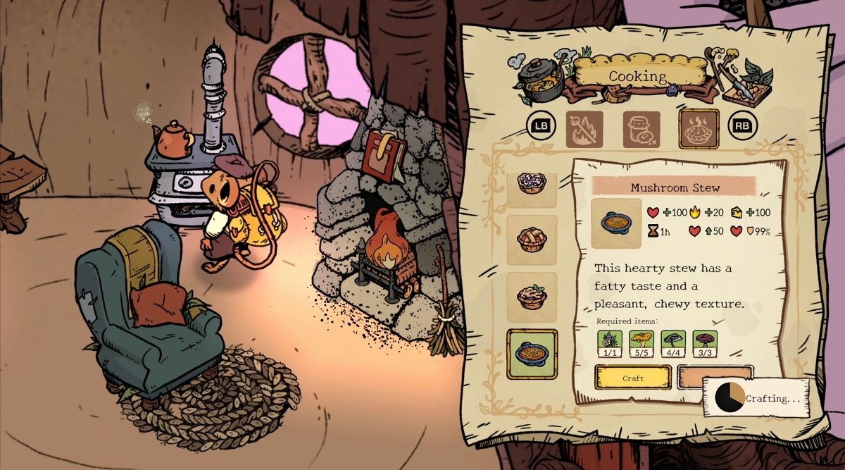 Winter Burrow Crafting