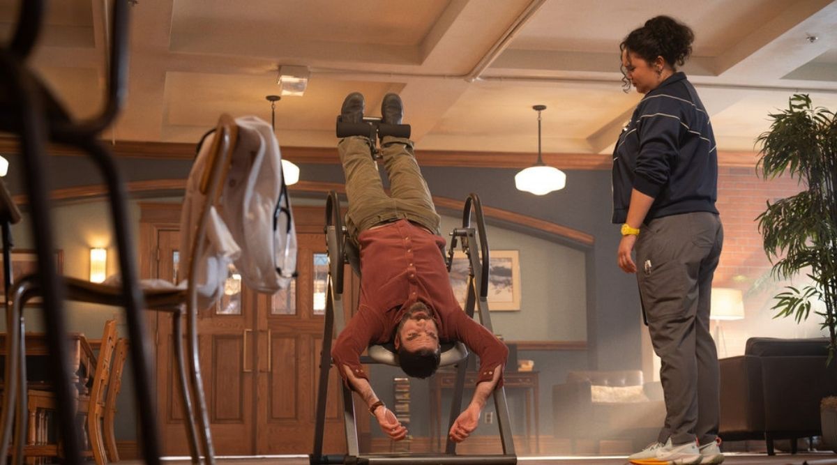 Wolf and Dana in Brilliant Minds Season 2 Episode 8