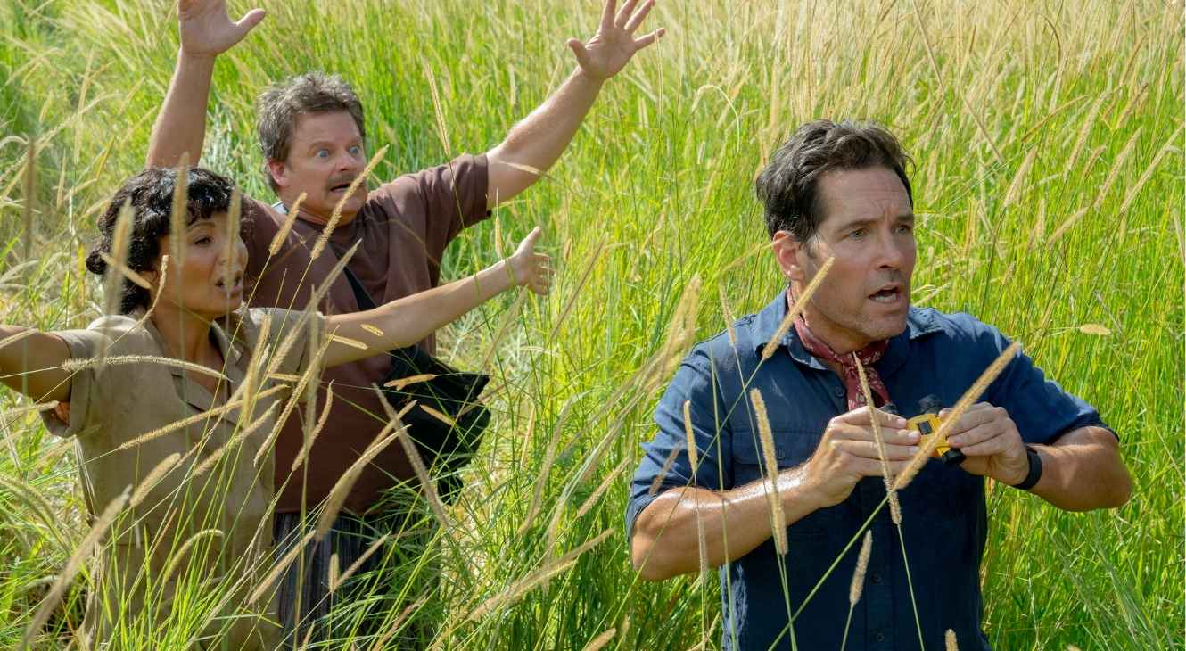 Thandiwe Newton, Steve Zahn and Paul Rudd in Anaconda (2025)