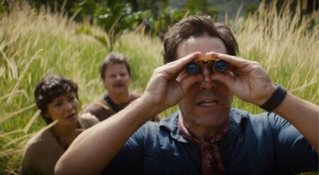 Thandiwe Newton, Steve Zahn and Paul Rudd in Anaconda (2025)