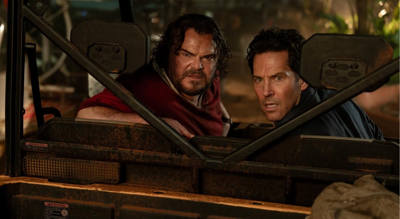 Jack Black and Paul Rudd in Anaconda (2025)