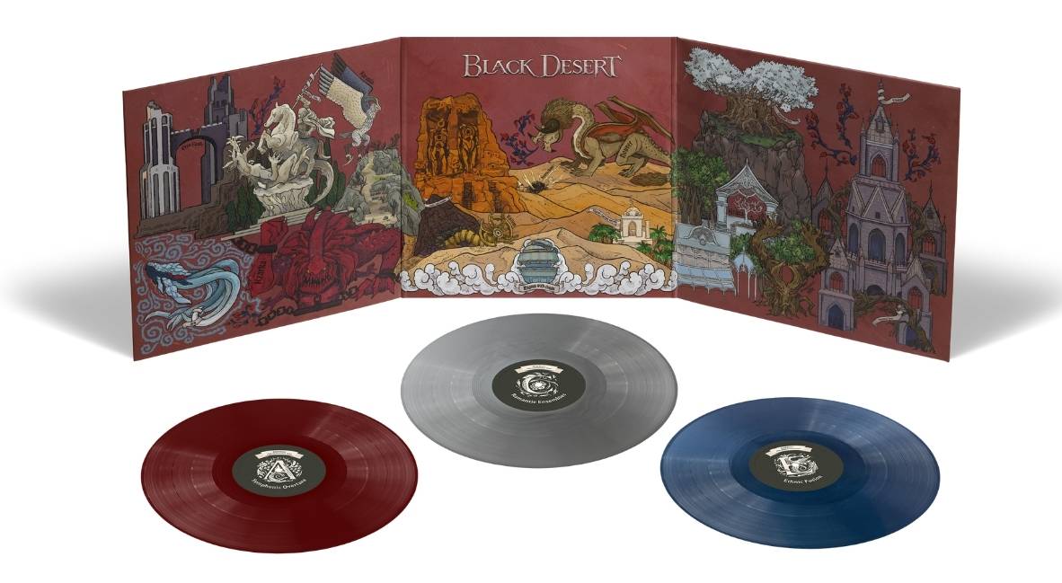 Black Desert 10th Anniversary Vinyl Album Set promotional image from Pearl Abyss