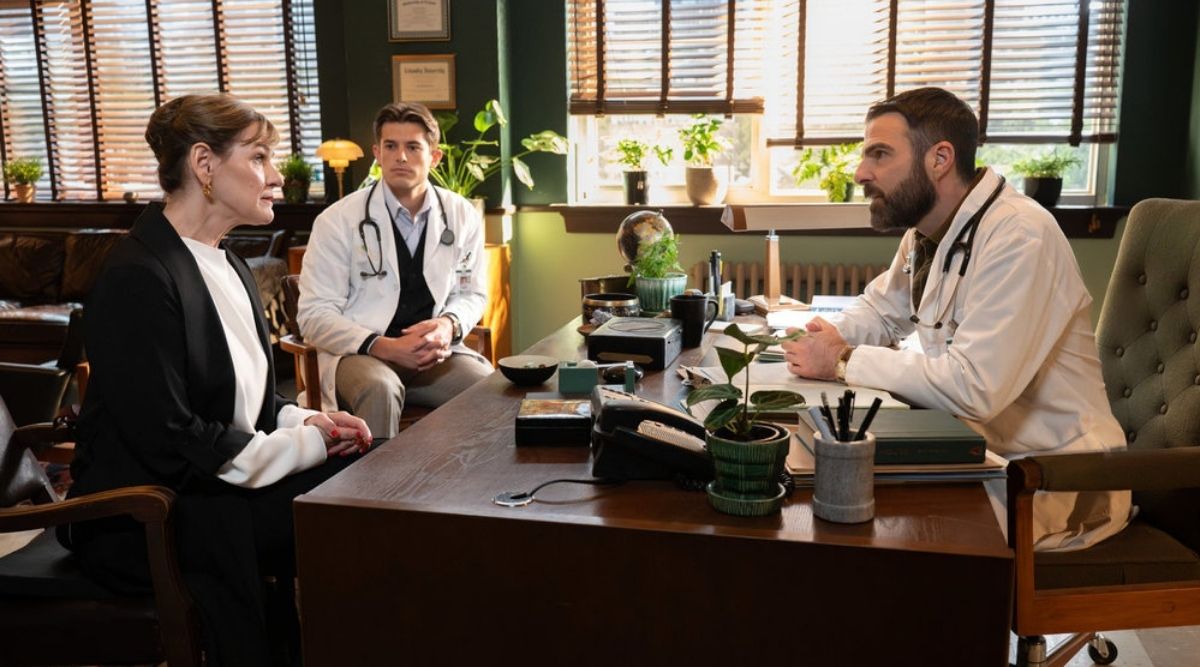 Charlie and Wolf in Brilliant Minds Season 2 Episode 10