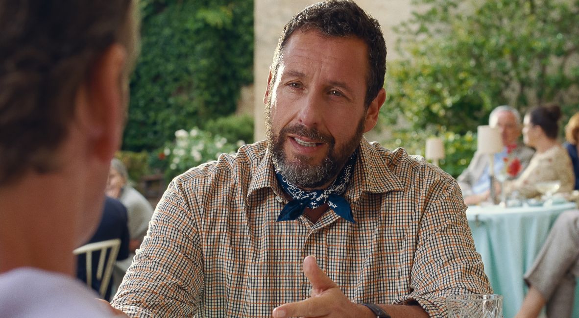 Ron takes a meeting in Jay Kelly