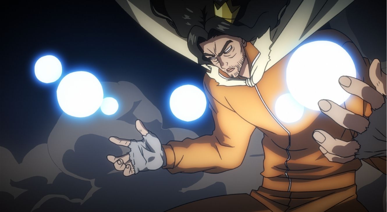 Homeless Emperor in One Punch Man Season 3 Episode 11