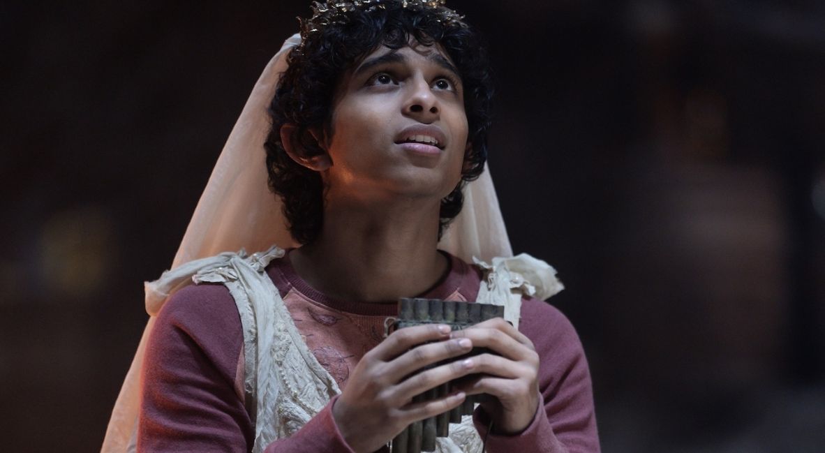 Grover hides out in Polyphemus's cave