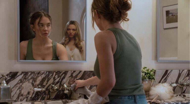 Sydney Sweeney and Amanda Seyfried in The Housemaid