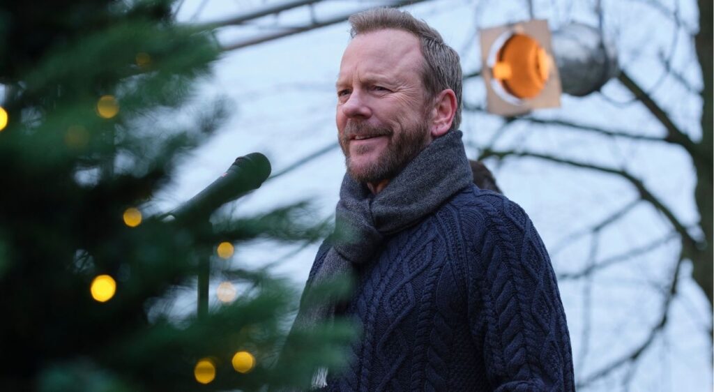 Collaboration Is The Key To The Holidays For Chris Foggin’s ‘Tinsel Town’ Kiefer Sutherland in Tinsel Town
