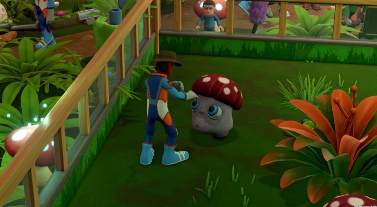 Revenge of the Savage Planet Comes to Two Point Museum Two Point Museum Winter Update - Revenge of the Savage Planet Crossover