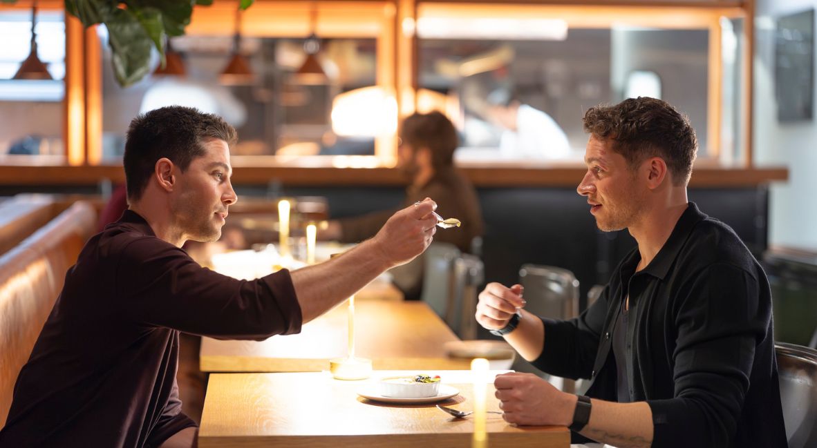 Zane and Buck in 9-1-1 Season 9 Episode 7