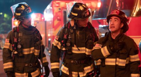 Ravi, Buck and Chimney in 9-1-1 Season 9 Episode 7