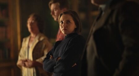 Agatha Christie's Seven Dials promotional image from Netflix