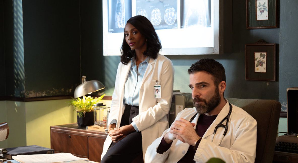 Carol and Wolf in Brilliant Minds Season 2 Episode 11