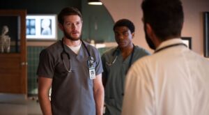 Van and Jacob in Brilliant Minds Season 2 Episode 11