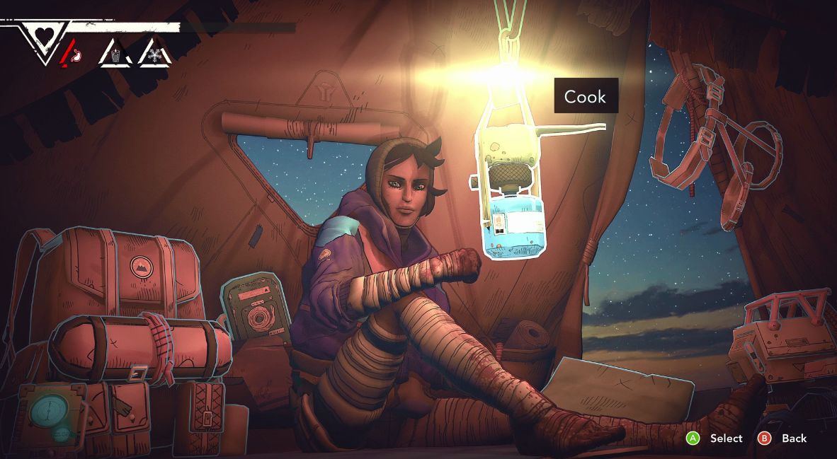 REVIEW: 'Cairn' Is A Beautifully Engaging Journey 2 Aava resting for the night