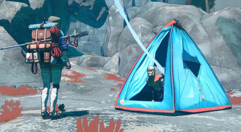 REVIEW: ‘Cairn’ Is A Beautifully Engaging Journey Aava and a fellow climber in the game Cairn from developer and publisher The Game Bakers