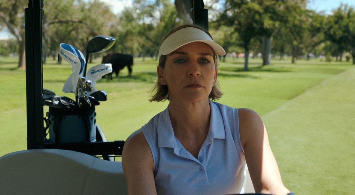 Carol Doesn’t Understand Georgia O’Keeffe In 'Pluribus' 4 Carol at the Golf Course in Pluribus
