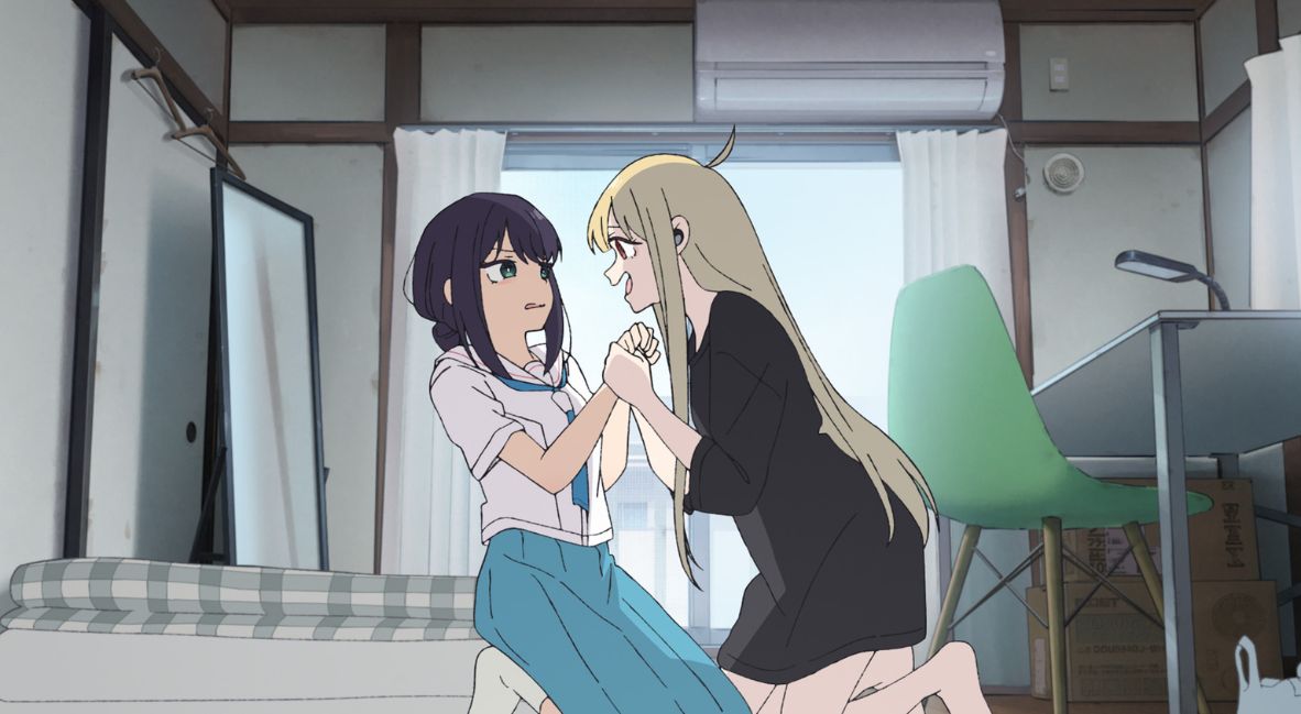 REVIEW: 'Cosmic Princess Kaguya' Is Half Of A Great Film 2 Iroha and Kaguya in their apartment