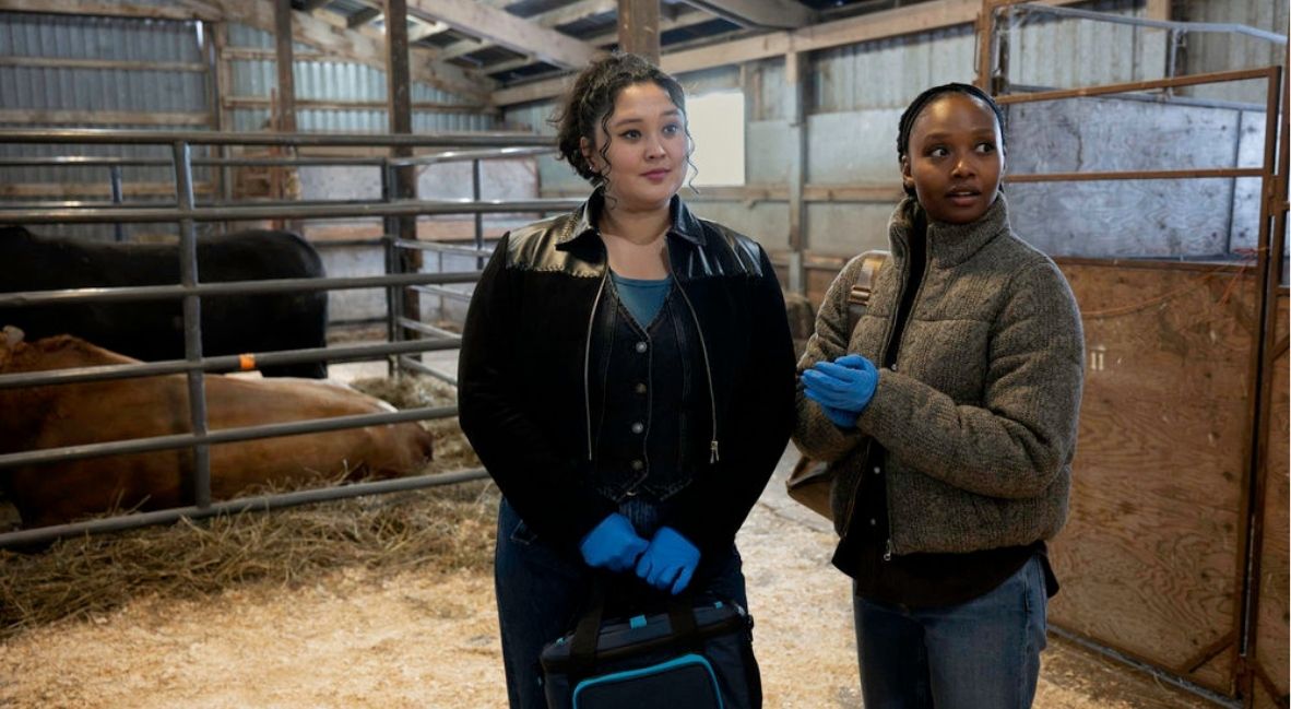 Dana and Ericka in Brilliant Minds Season 2 Episode 12