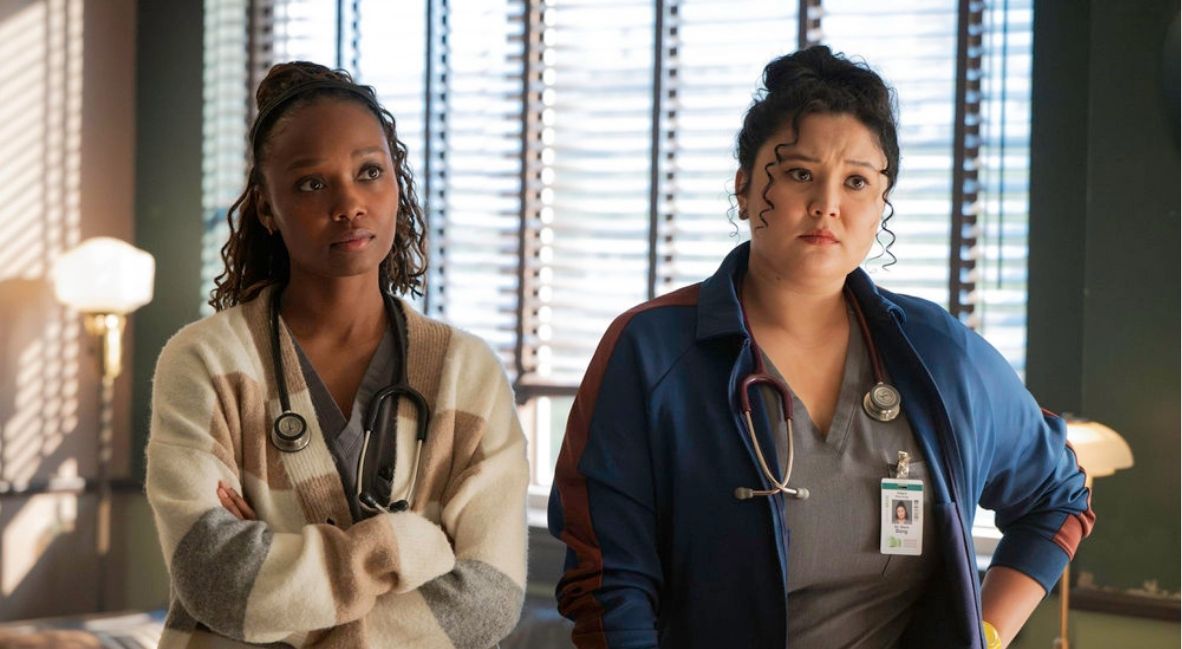 Dana and Erika in Brilliant Minds Season 2 Episode 13