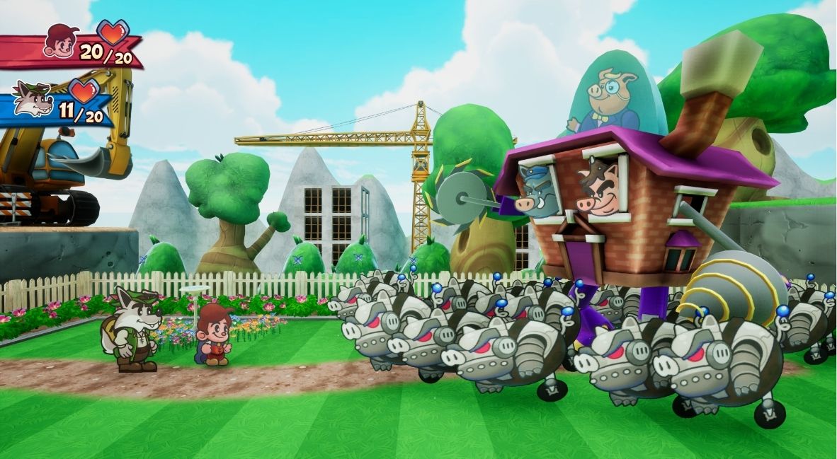 Escape from Ever After Three Little Pigs Boss Fight