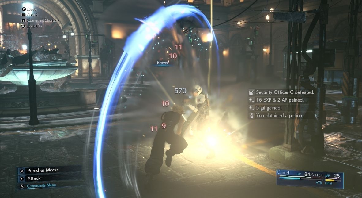 Final Fantasy VII Remake Intergrade Combat