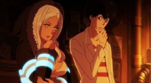Hibana and Viktor in Fire Force Season 3 Episode 13