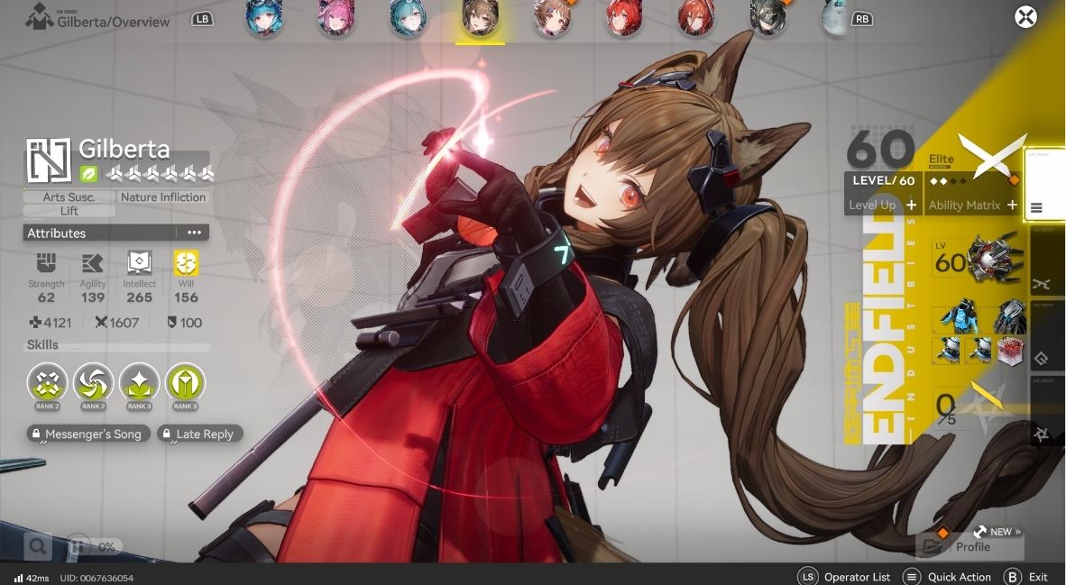 5 Versatile Operators That 'Arknights: Endfield' F2P Players Should Build 6 Gilberta in Arknights Endfield