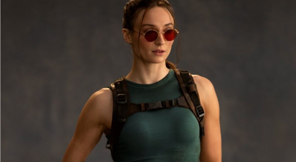 Sophie Turner’s Lara Croft Pays Homage To The Original Tomb Raider Sophie Turner as Lara Croft in Prime Video's Tomb Raider